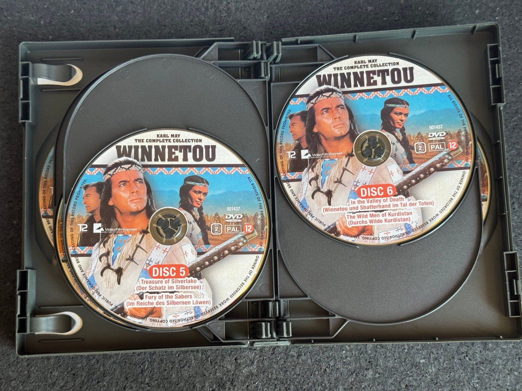 Tutti i DVDs: WINNETOU DVD EN/DE "The Complete Collection" 8 Disc's – Usato da Fribourg venduto da tschjoly 6