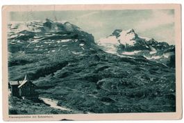Klausenpasshöhe, Marke mit Wertkorrektur, gelaufen 1921