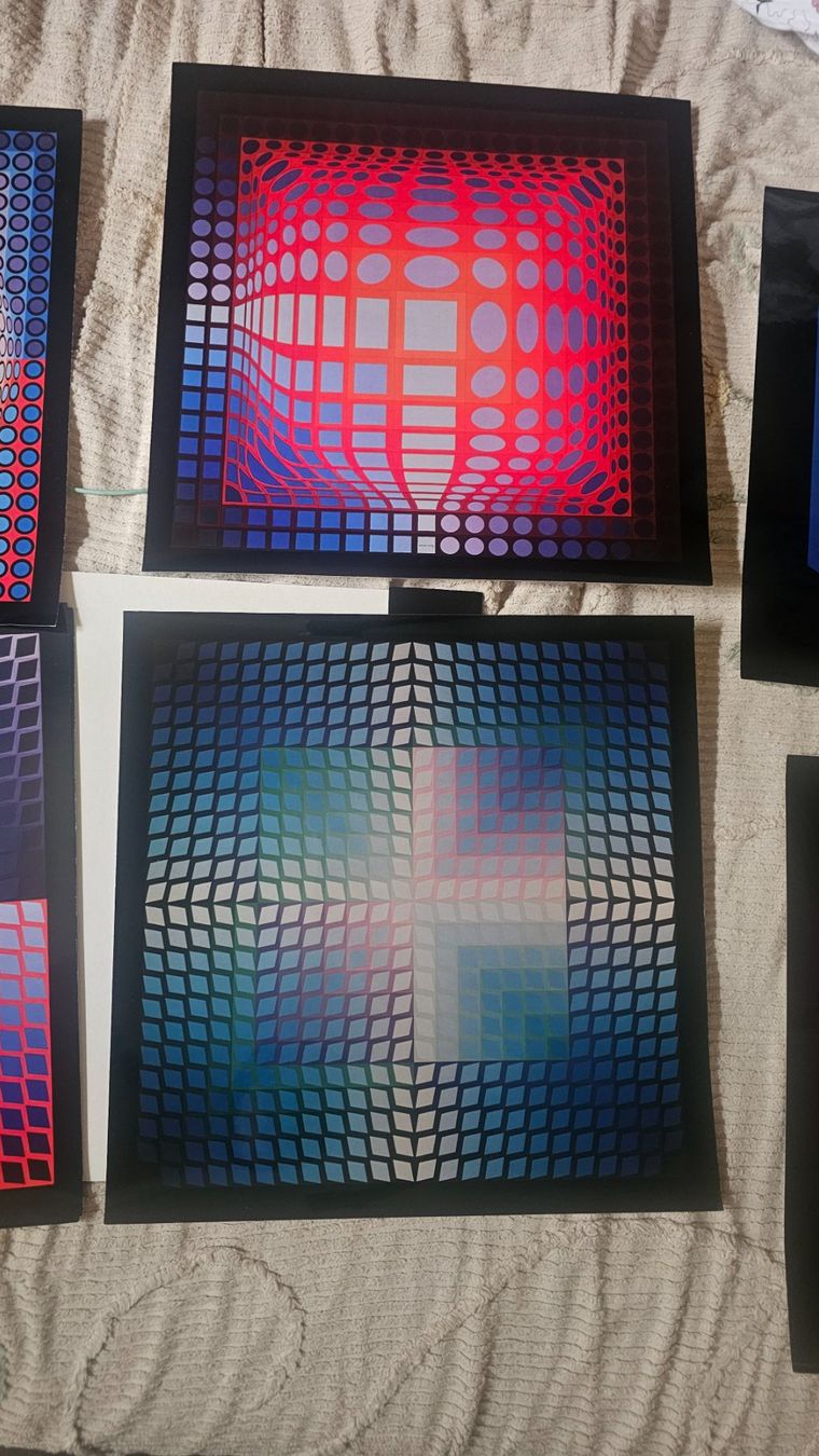 Grafica & Litografie: Vasarely Progressions 1 , Neuchâtel 1972 – Usato da Etoy venduto da angi020 3