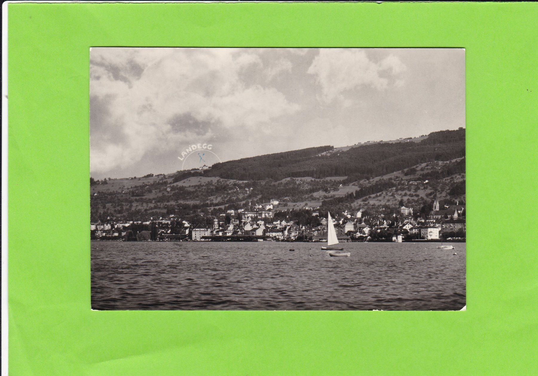 Cartoline postali: Rorschach, Blick auf die Landegg – Usato da St. Peterzell venduto da neckertal