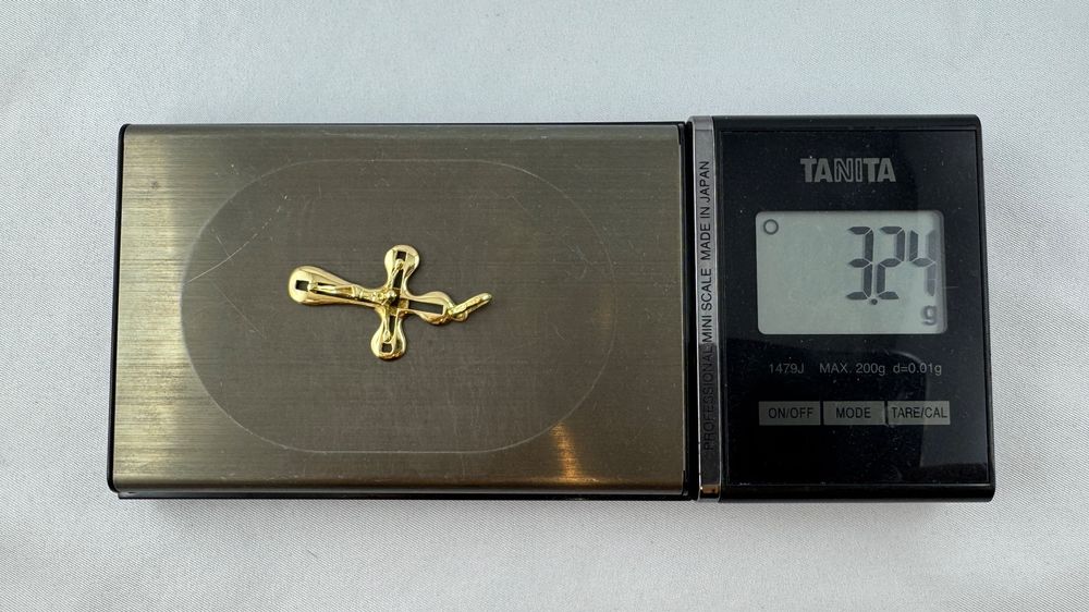 Ciondoli: Kreuz Anhänger in 750 Gold / 18 Karat – Usato da kreuzlingen venduto da fantasy_schmuck 3