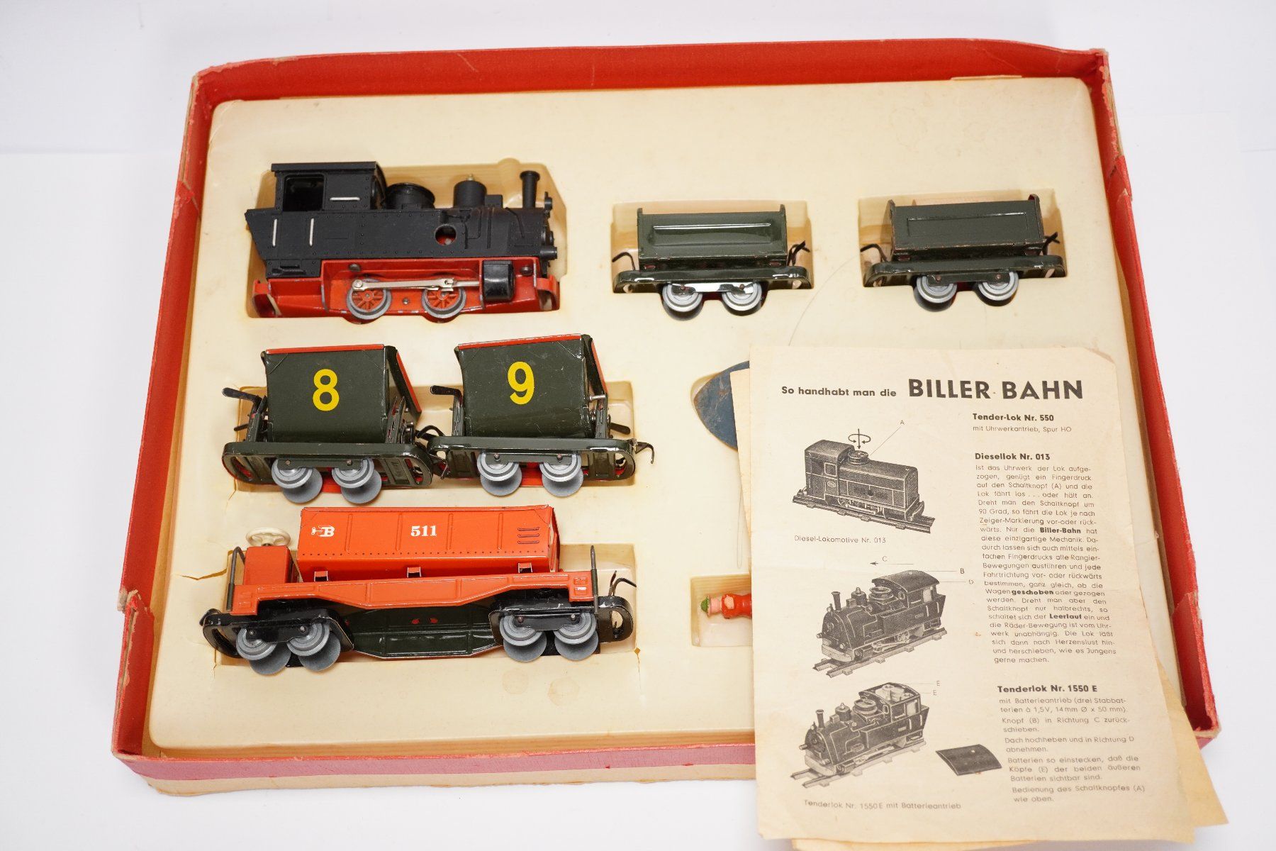 Modellini di ferrovie: 1∂ Biller Bahn Set 1610E OVP – Difettoso da Uetendorf venduto da tigermuegi 1