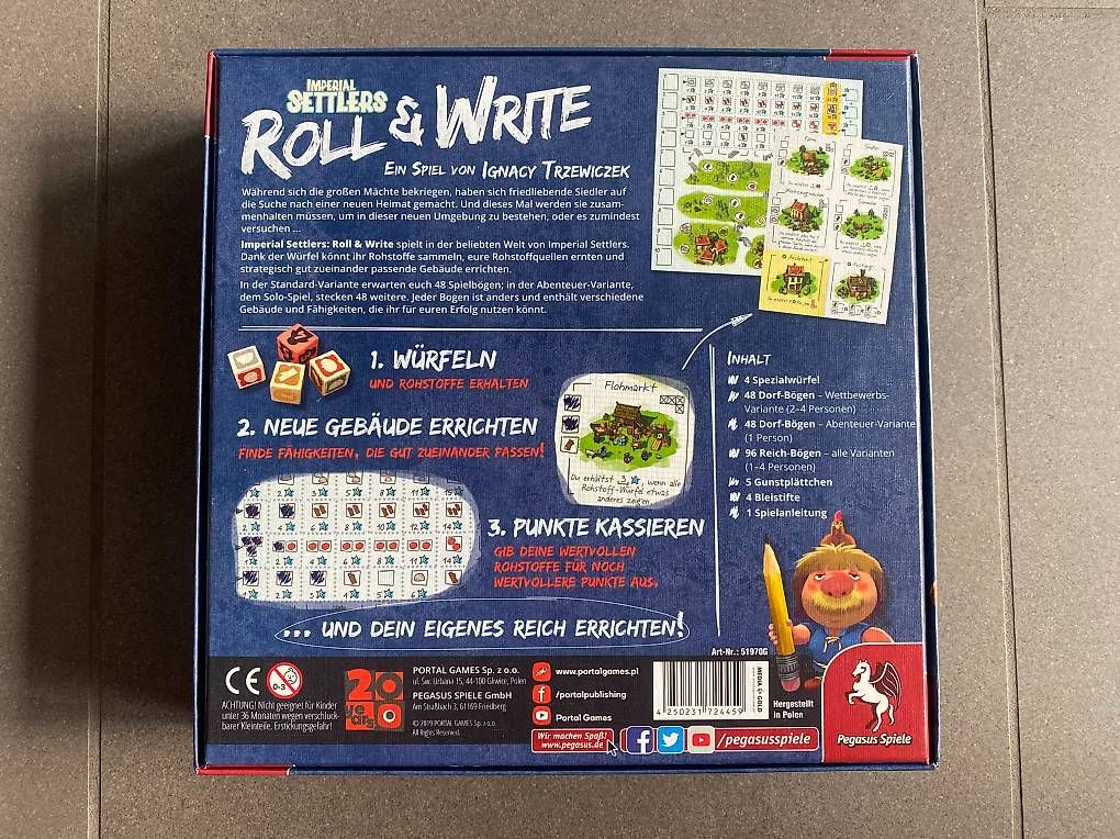 Giochi: Brettspiel: Imperial Settlers Roll & Write – Usato da Schlieren venduto da elisa_zh 1