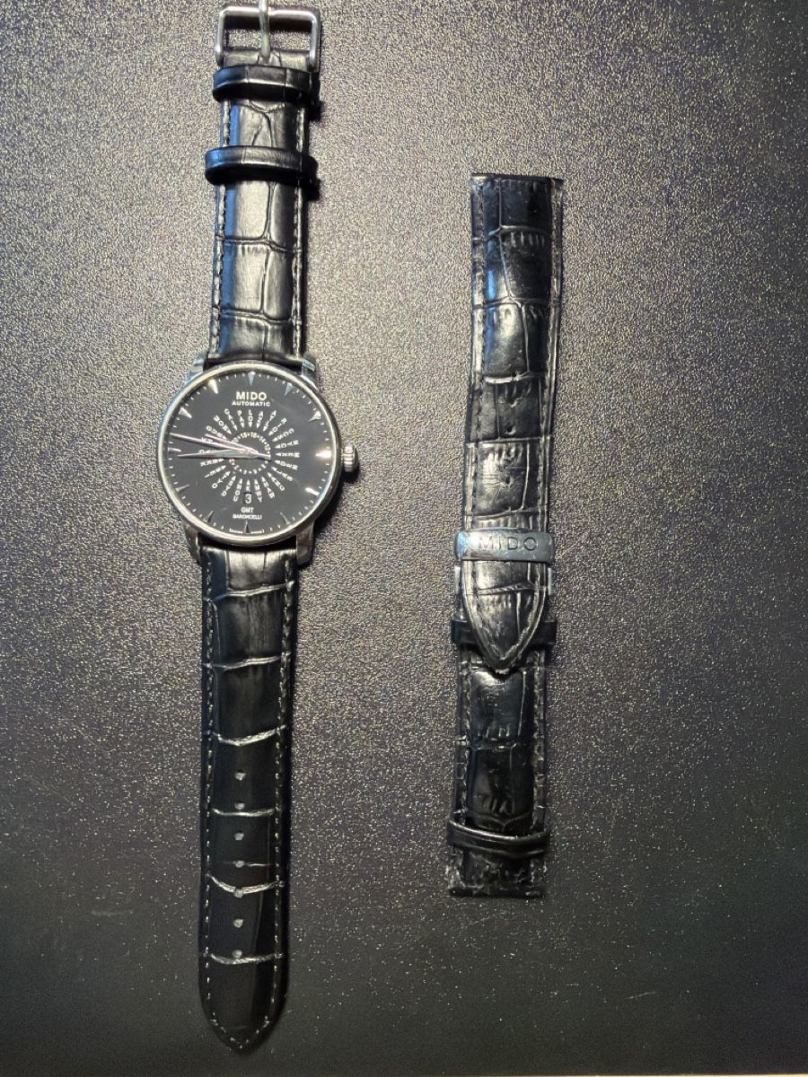 Mido Orologi: Mido Baroncelli GMT Automatic Worldtimer – Schweizer Automat – Usato da Buchs AG venduto da yhu_hlh8 2