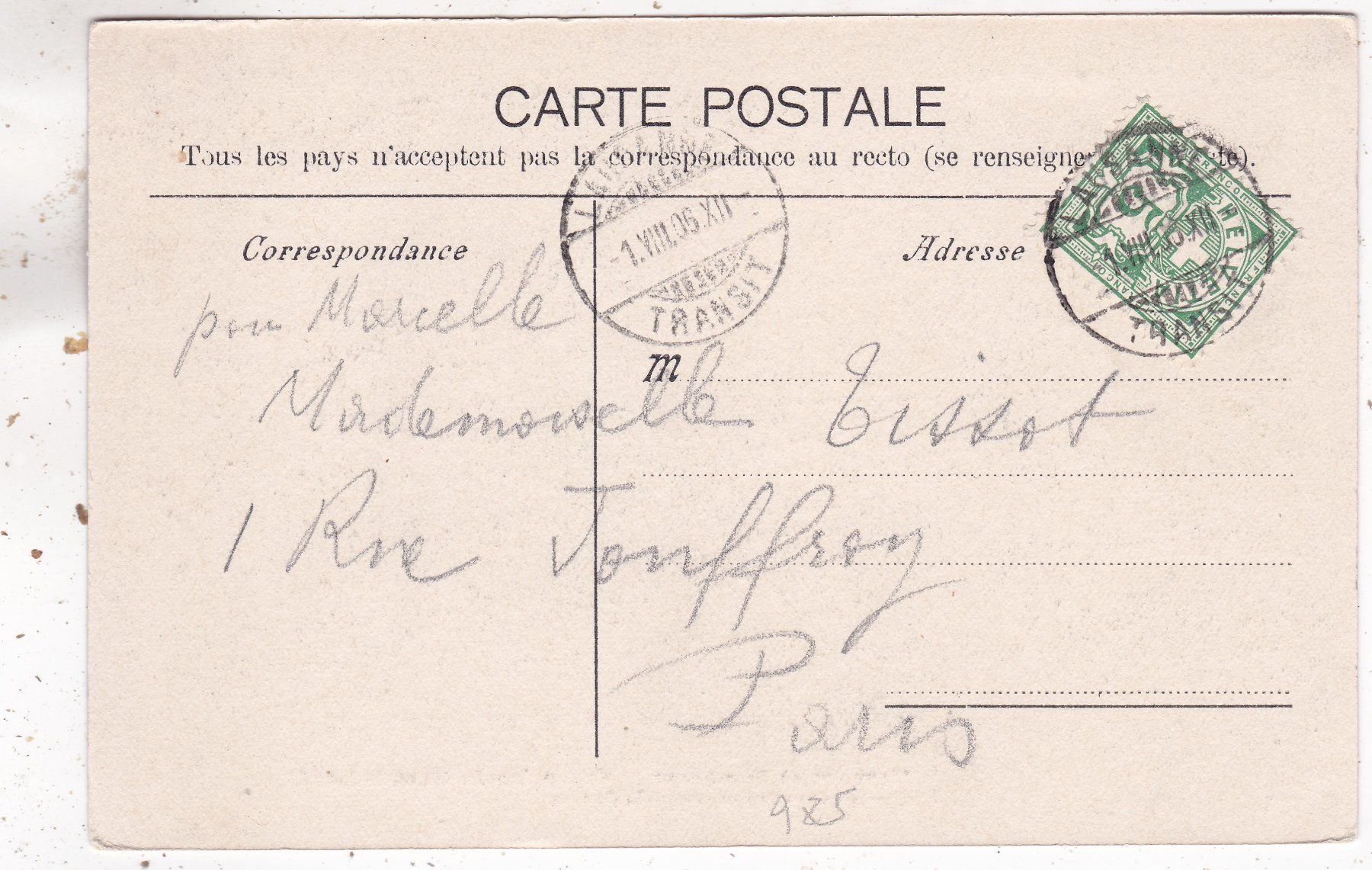 Ansichtskarten: Territet et Montreux 1906 – Gebraucht aus Herisau von Lisegrat2008 1