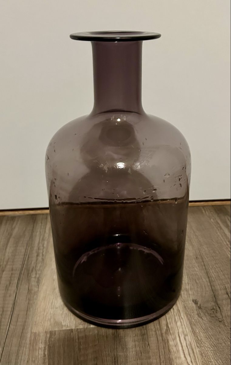 Ikea Vasen & Gefässe: Vase décorative en verre violet - Élégance et style! – Gebraucht aus Petit-Lancy von Pierre_le_voyageur 3