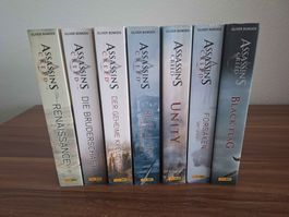 7 Assassin's Creed Romane deutsch vergriffen
