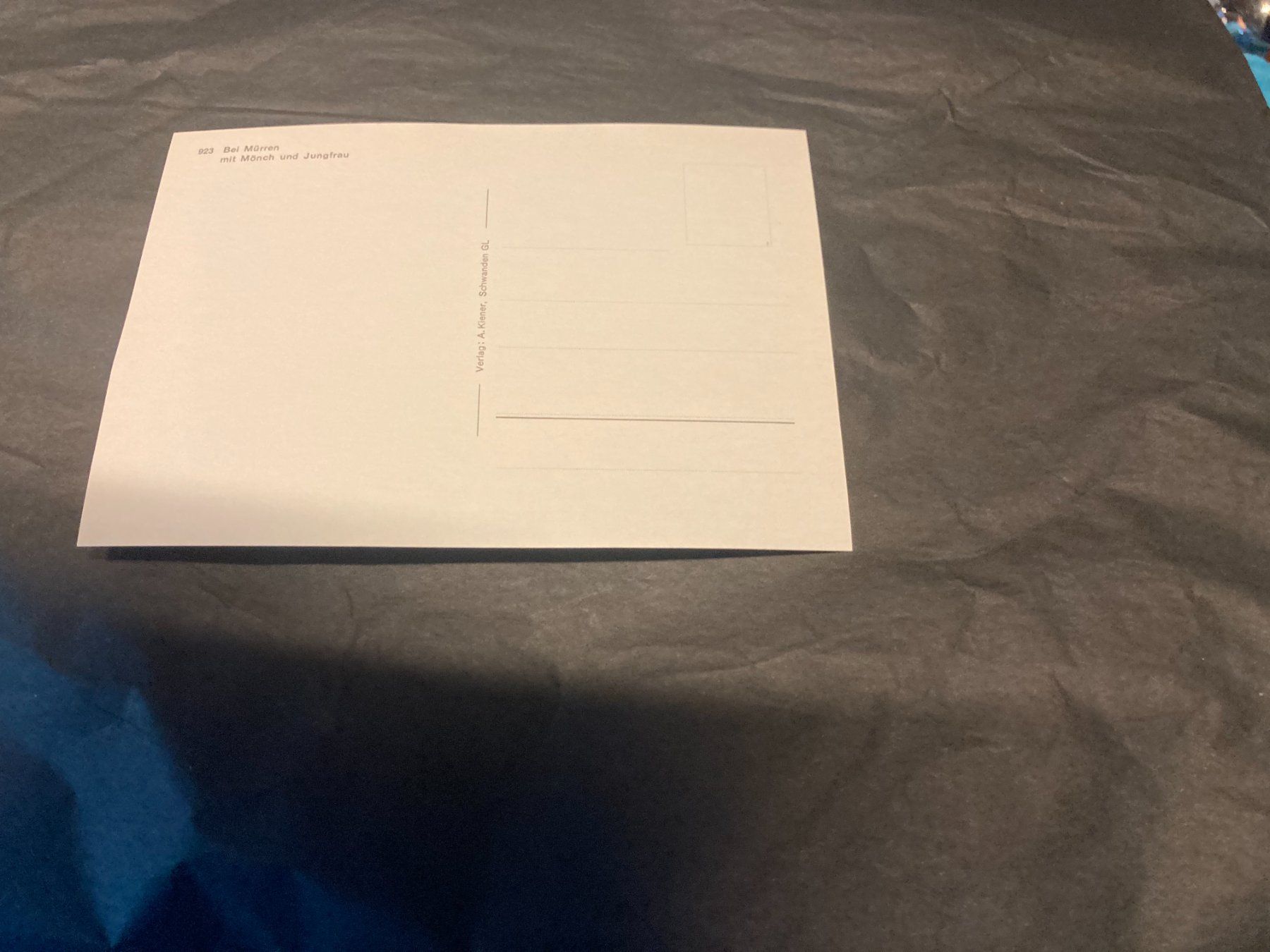 Cartoline postali: Ansichtskarte Mürren – Usato da Filzbach venduto da Sugi7 1