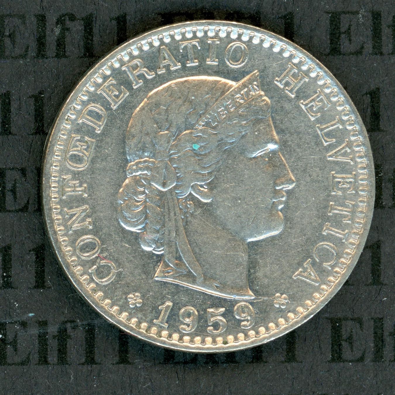 Alle Münzen: CHF___0.20 1959 unz-stgl 20 Rappen – Neu (gemäss Beschreibung) aus Widnau von Elf11