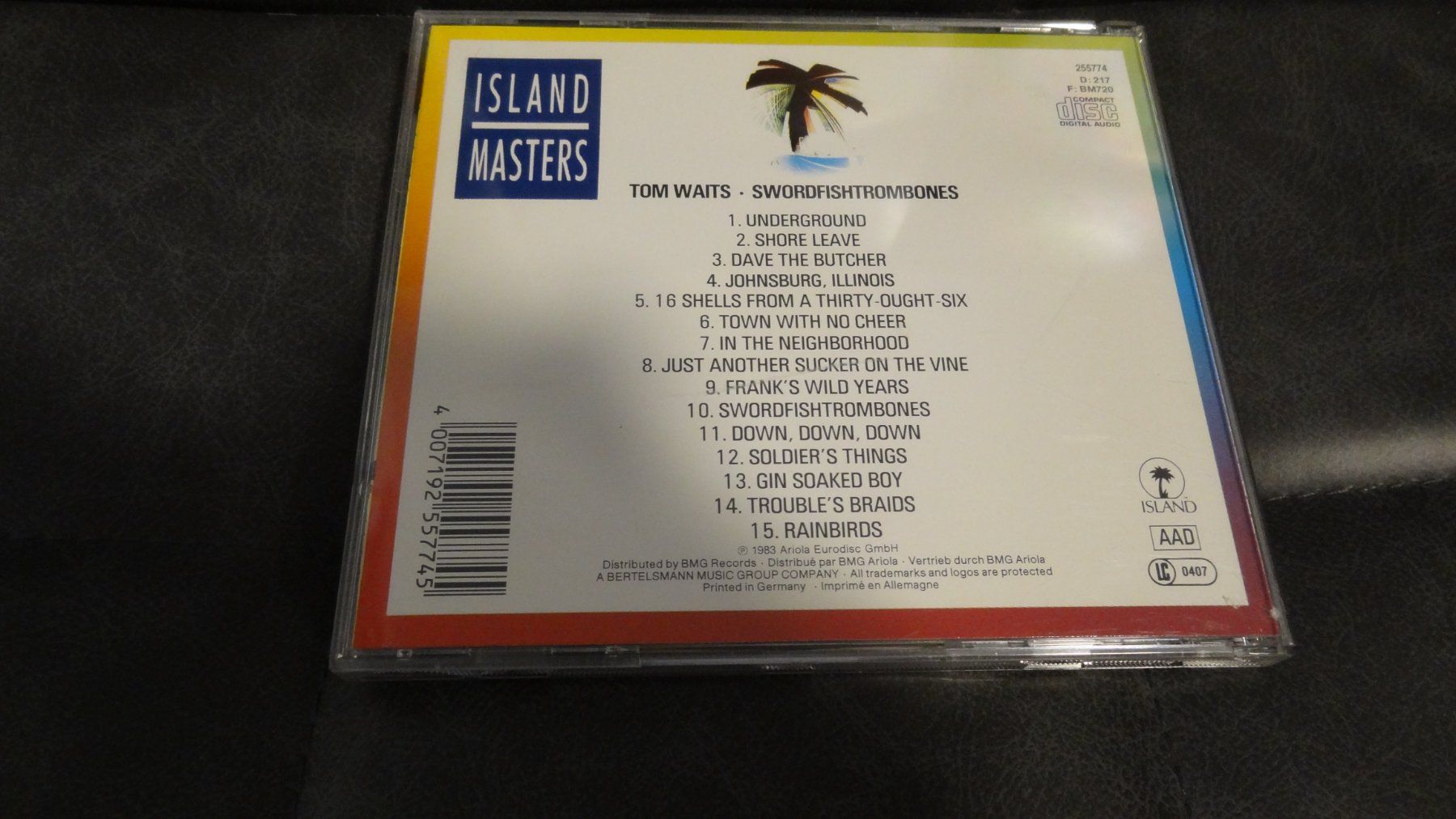 CDs: Tom Waits - Swordfishtrombones CD – Gebraucht aus Olten von Disc-Ausverkauf 1