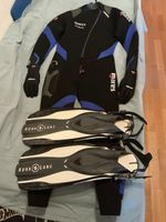 Tauchanzug Mares Flexa, Handschuhe CRESSI 5mm, Flossen  M 