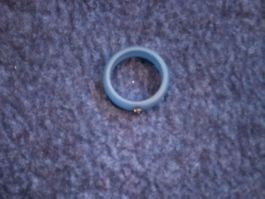 Modeschmuck Ring Blau