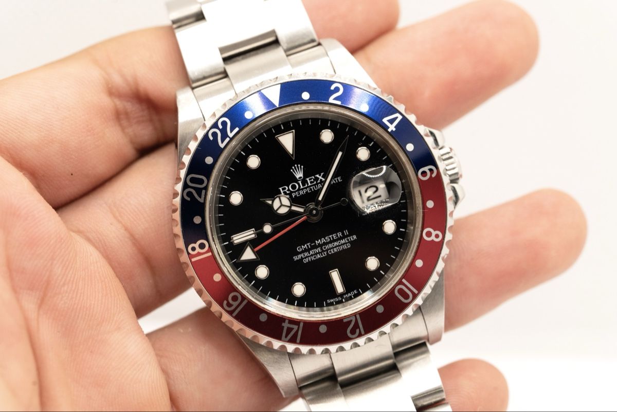 Rolex Uhren: Rolex GMT Master II - Ref. 16710 - Rare Error / Stick dial – Gebraucht aus Genève von LionKing- 6