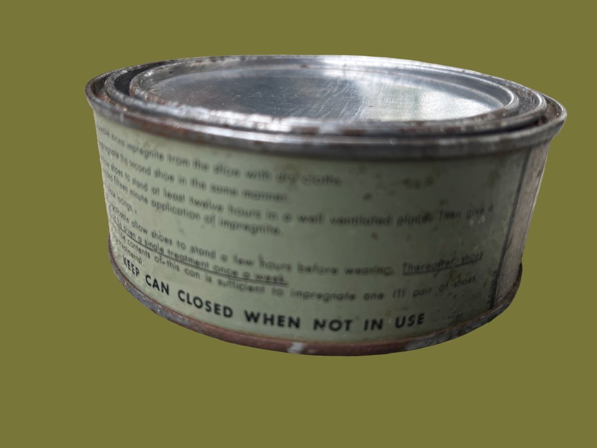 US Army Sonstiges Fahrzeugzubehör: Boîte US Imprgnite Shoe M1 WW2 – Gebraucht aus Bellevue von Belafer 2