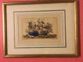 Bild Schiffe Signiert DUGUAY TROUIN LE JASON 1702.