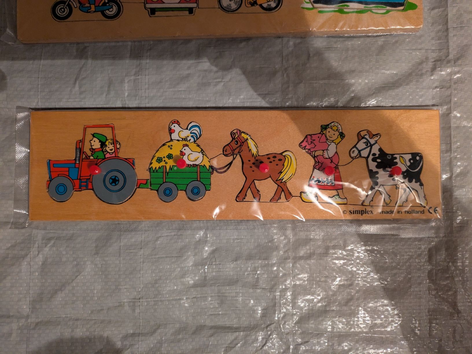 Puzzle: Lot de 3 puzzles en bois pour enfants - Simplex – Usato da Echallens venduto da VintageMann 3