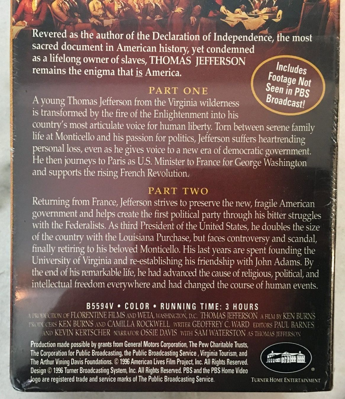 Tutti i VHS: PBS Home Video - Thomas Jefferson – Usato da Oftringen venduto da Vucki 4