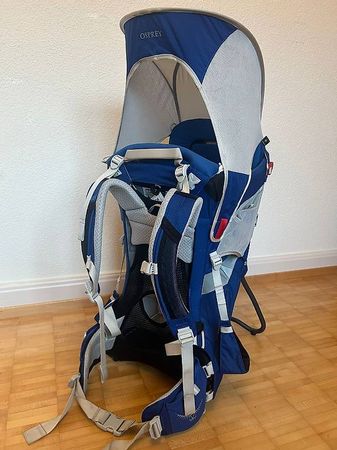 Osprey - Poco Kindertrage Blue Sky - Gebraucht, Top Zustand