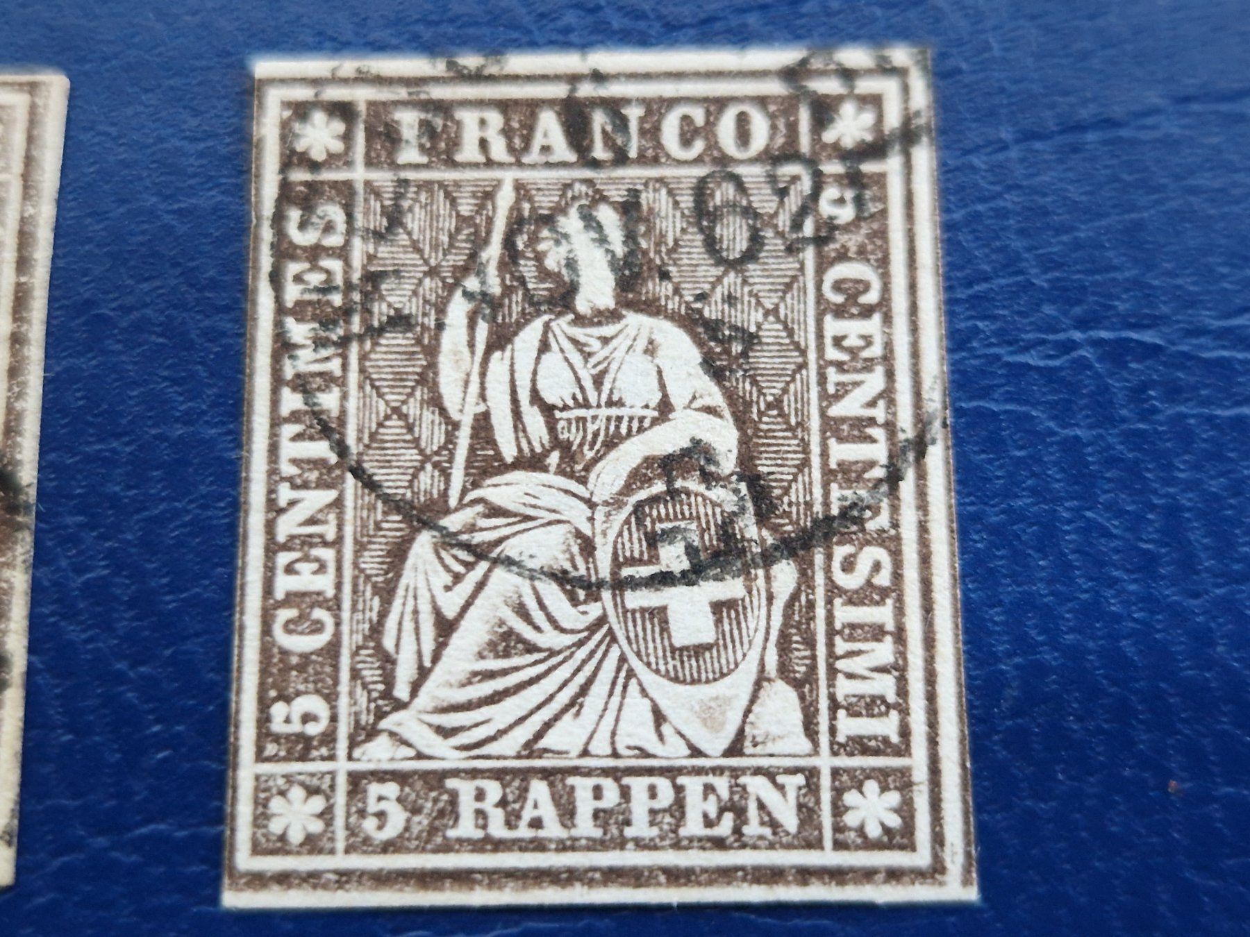 Alle Briefmarken: Strubel 22G, 3 St., ab 1.- – Gebraucht aus Burgdorf von Glossy01 3