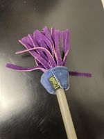 Original Lunastix Devil Stick / Flower Stick – Lila Leder