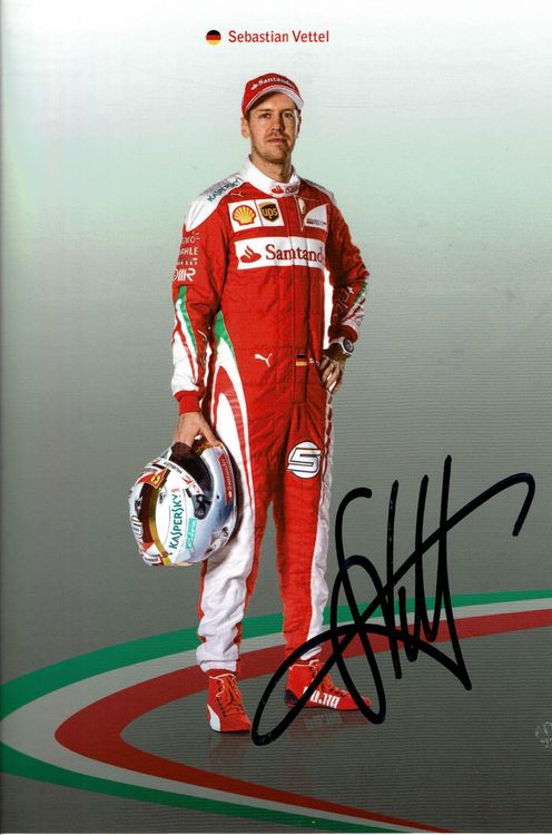 Sebastian Vettel Autogramm