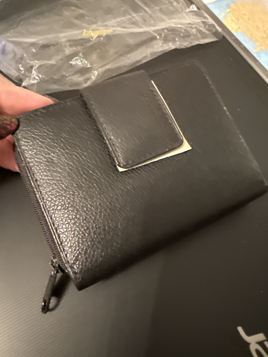 Portamonete: NEU**PORTEMONNAIE ECHTLEDER SCHWARZ**TOP GESCHENK*** – Nuovo e nell'imballaggio originale da Zürich venduto da Ceca52 1