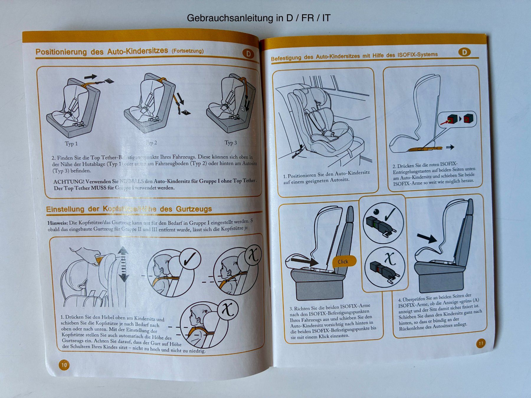 Seggiolini per auto: KINDERSITZ MIT ISOFIX-System / 9 - 18 Kg – Usato da Dielsdorf venduto da BEpip 6