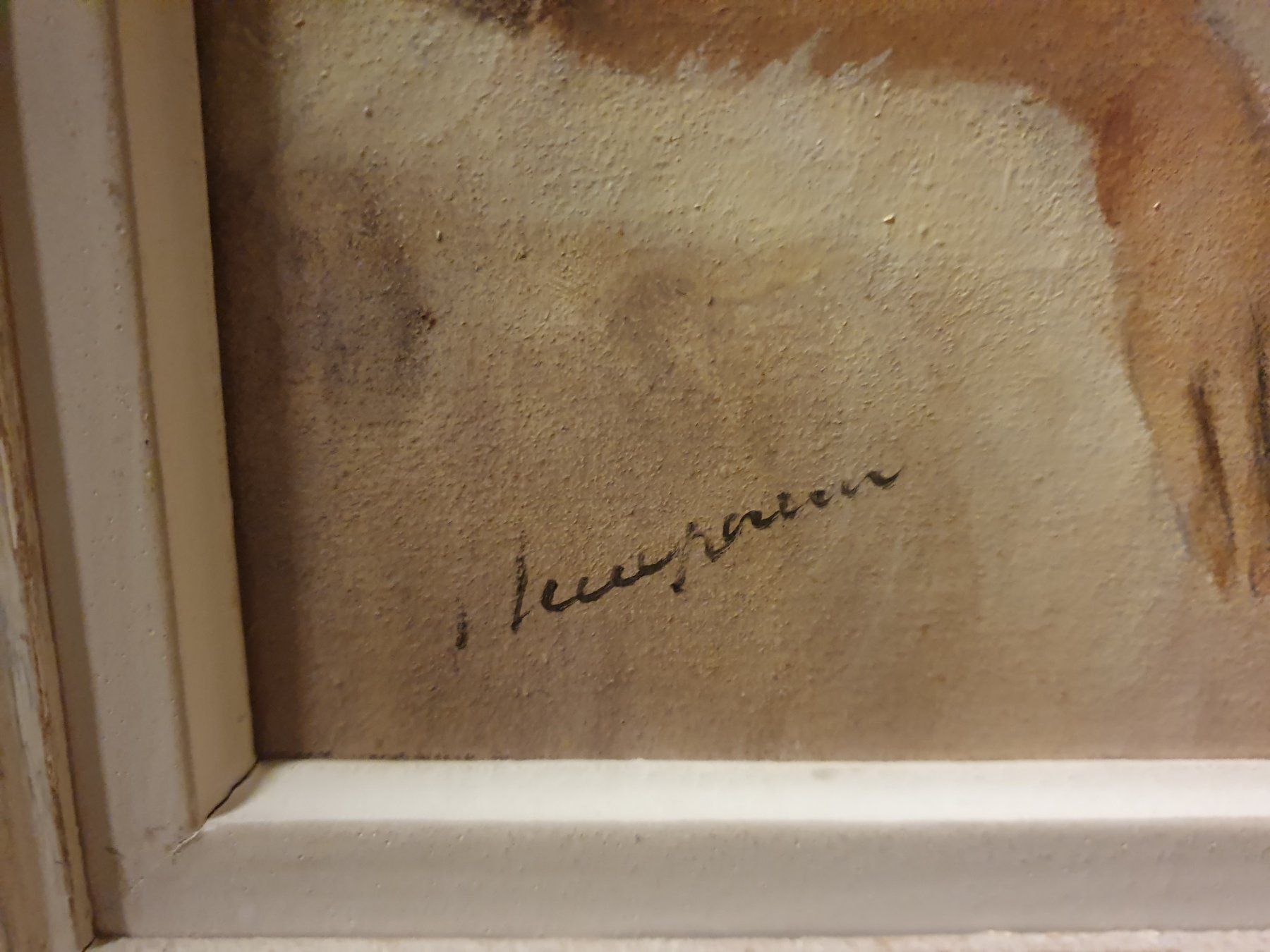Dipinti: Tableau signé circa 1960 – Usato da Genève venduto da GenevaArtsCollectors 1