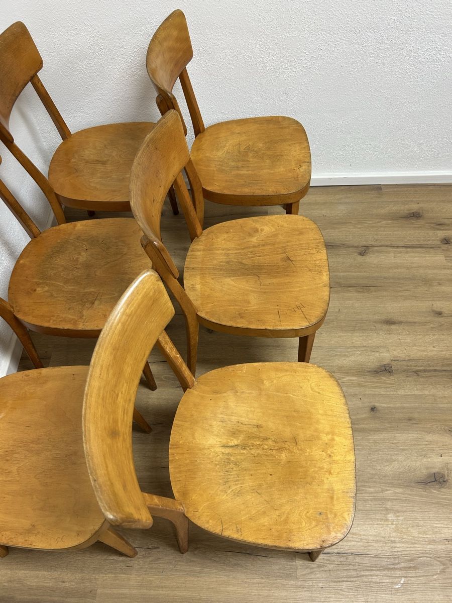 Girsberger Sedie: 6er Set Girsberger Beizenstühle – Usato da Basel venduto da MoebelSackmann 2