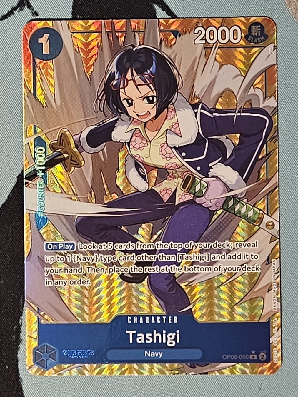 Bandai Cartes à collectionner: One Piece TCG - Tashigi AA EN – Neuf (Voir description) à Safnern par wil_z6qf