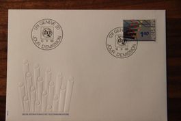 Schweiz Genfer Ämter UNO 1988 - UIT Ersttagskuvert 1988