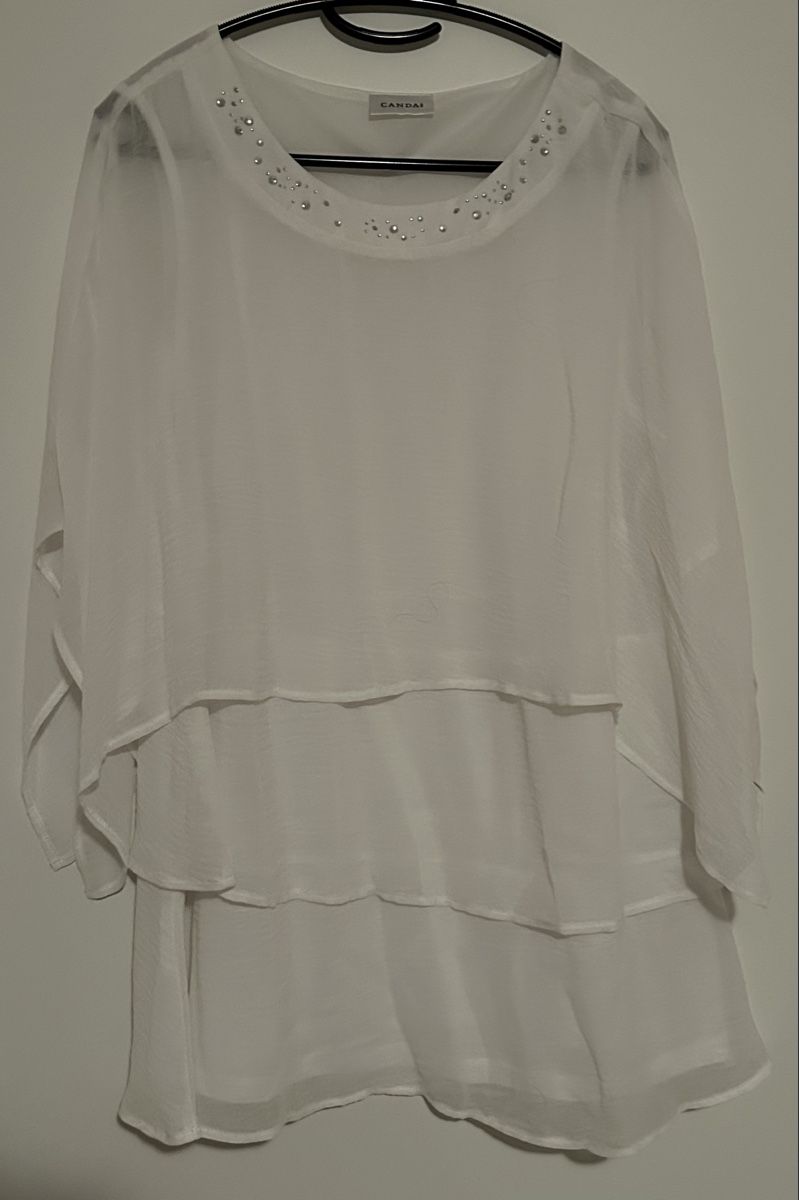 C&A Camicette: ***luftig leichte Bluse Gr.XL mit Glitzer*** – Usato da Winterthur venduto da stella67