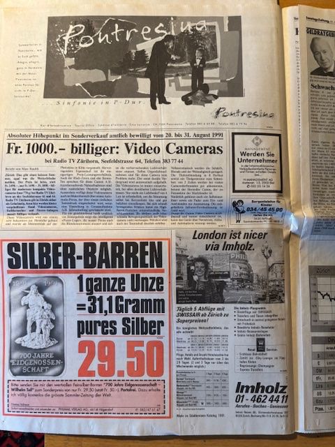 Riviste & Magazine: Sonntagszeitung vom 25. August 1991 – Usato da Seon venduto da retep012 6