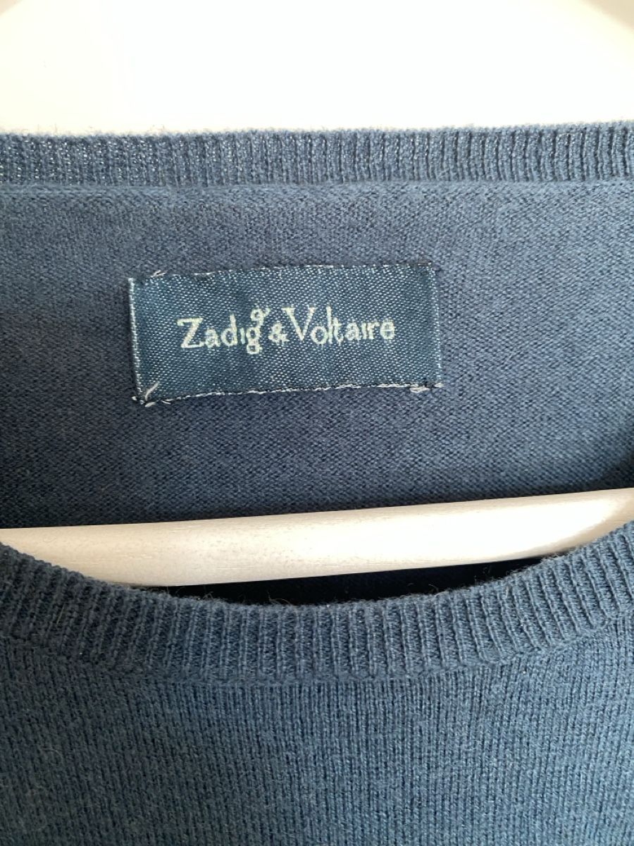 Pullover & Sweatshirts: Zadig & Voltaire Pull/Pullover Kaschmir XL blau petrol – Gebraucht aus Muensingen von drleevsy 1