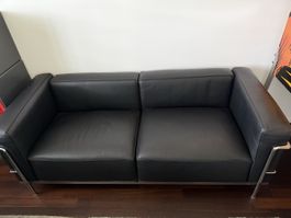 Le Corbusier Cassina LC3 Sofa Leder 2 Sitzer