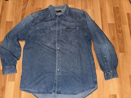 Vintage Lee Jeanshemd Western Clothes Gr. L