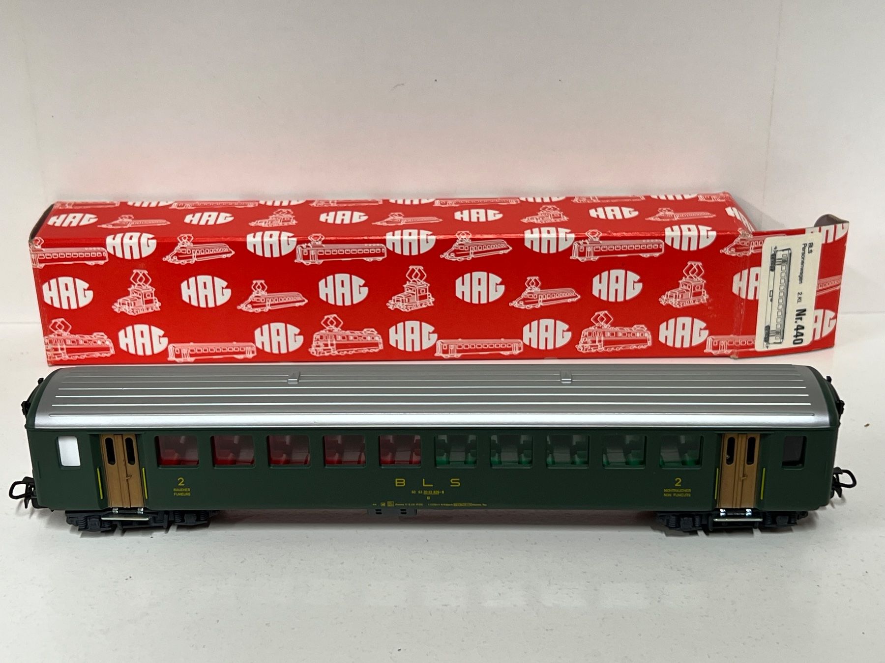 Hag Modellini di ferrovie: Hag Nr. 440   BLS  2.Kl.  AC – Nuovo e nell'imballaggio originale da Geroldswil venduto da TopTrain54 1
