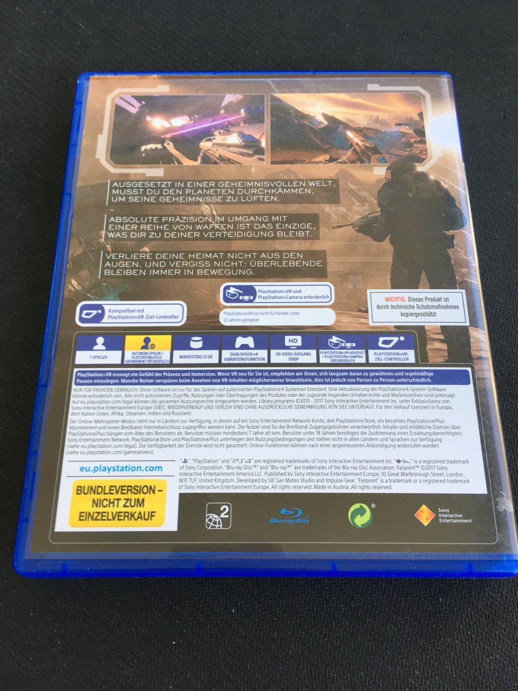 Sony Giochi: Farpoint für PS4 / Playstation 4 – Usato da St.Gallen venduto da sjosjo 1