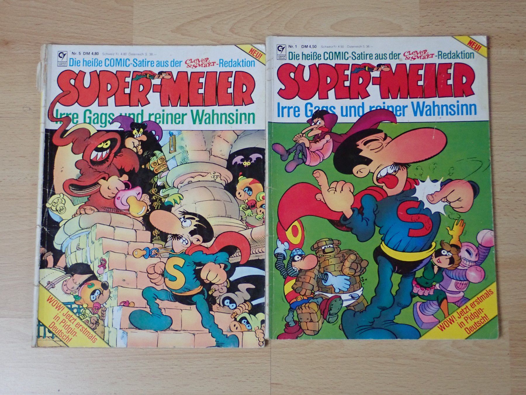 Comics: Super-Meier Clever & Smart - 2 Bände – Gebraucht aus Winterthur von 602ccm