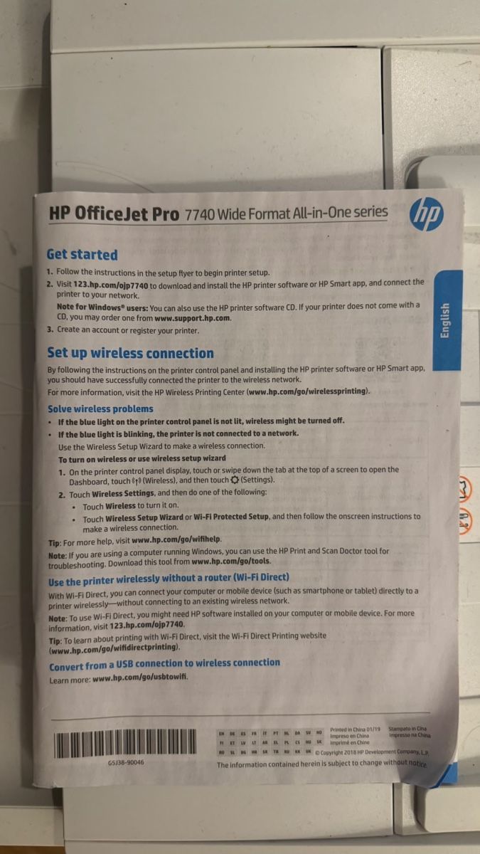 Hewlett Packard Imprimantes: HP OfficeJet Pro 7740 Wide Format All-in-One – D'occasion à Zürich par Tobias7381 4