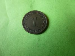 Dt. Reich 1911 J, 1 Pfennig