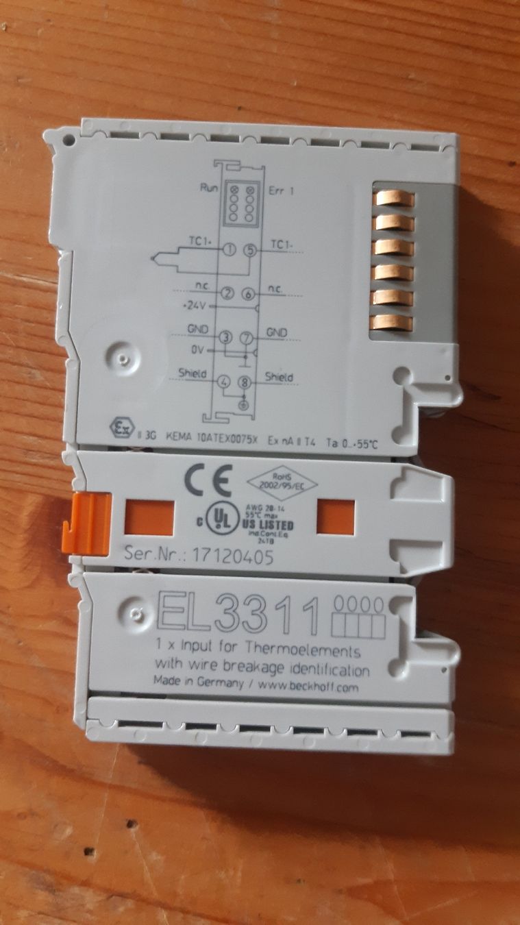 Beckhoff Componenti elettronici: Beckhoff EL3311 1x Thermoelement-Eingang – Nuovo (secondo la descrizione) da Oey venduto da Parkplatzbrocki