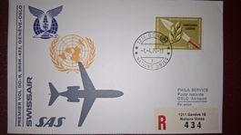 Swissair Geneve - Oslo 01.04.1974