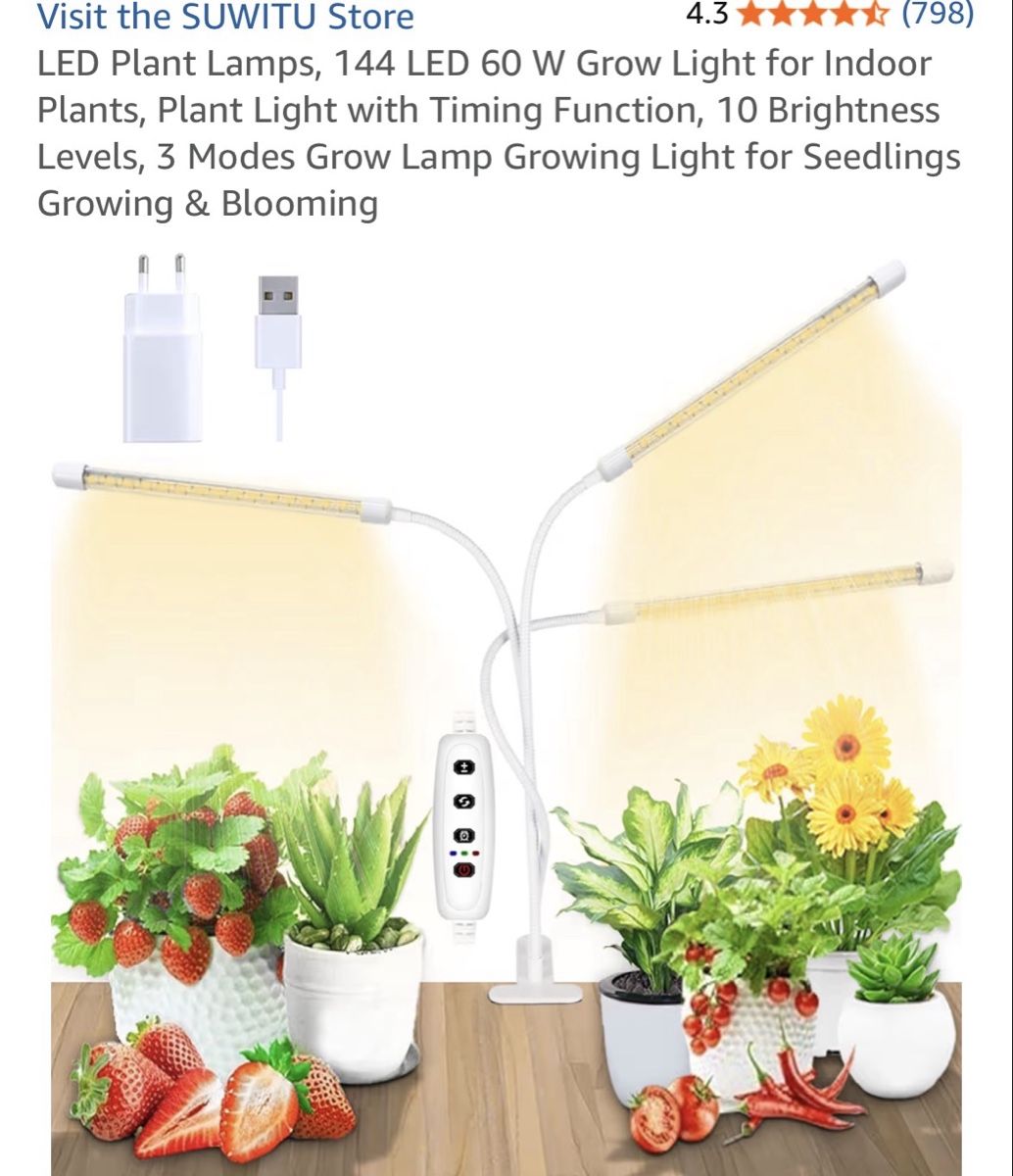 Lampen: LED Plant Grow Light for Indoor Plants - Spring Seedlings – Gebraucht aus Basel von sta_kr6l 1