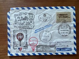 1968 IFA-Ballonpost  A Erstag  Ballon abgestürzt   (G2855)