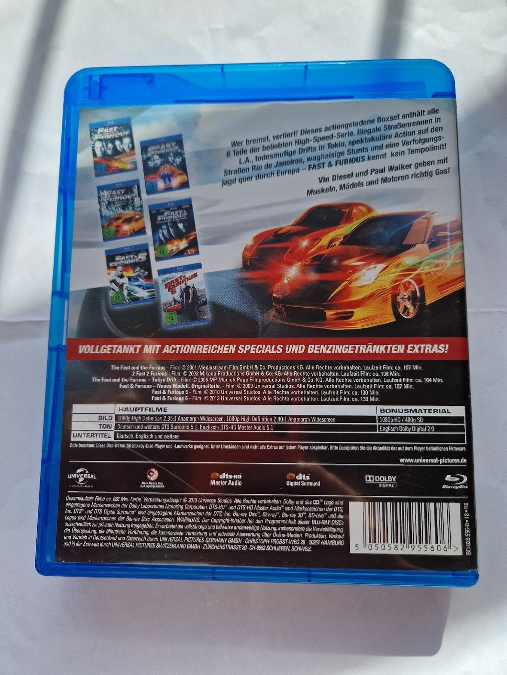 Tutti i DVDs: Fast Furious 1-6 Blu Ray – Usato da Schiers venduto da mar_wg5v 1