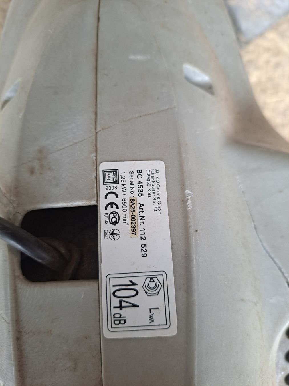 Al-ko Tagliaerba: Debroussailleuse AL-KO BC 4535 Freischneider – Difettoso da Matran venduto da Liptec750 2