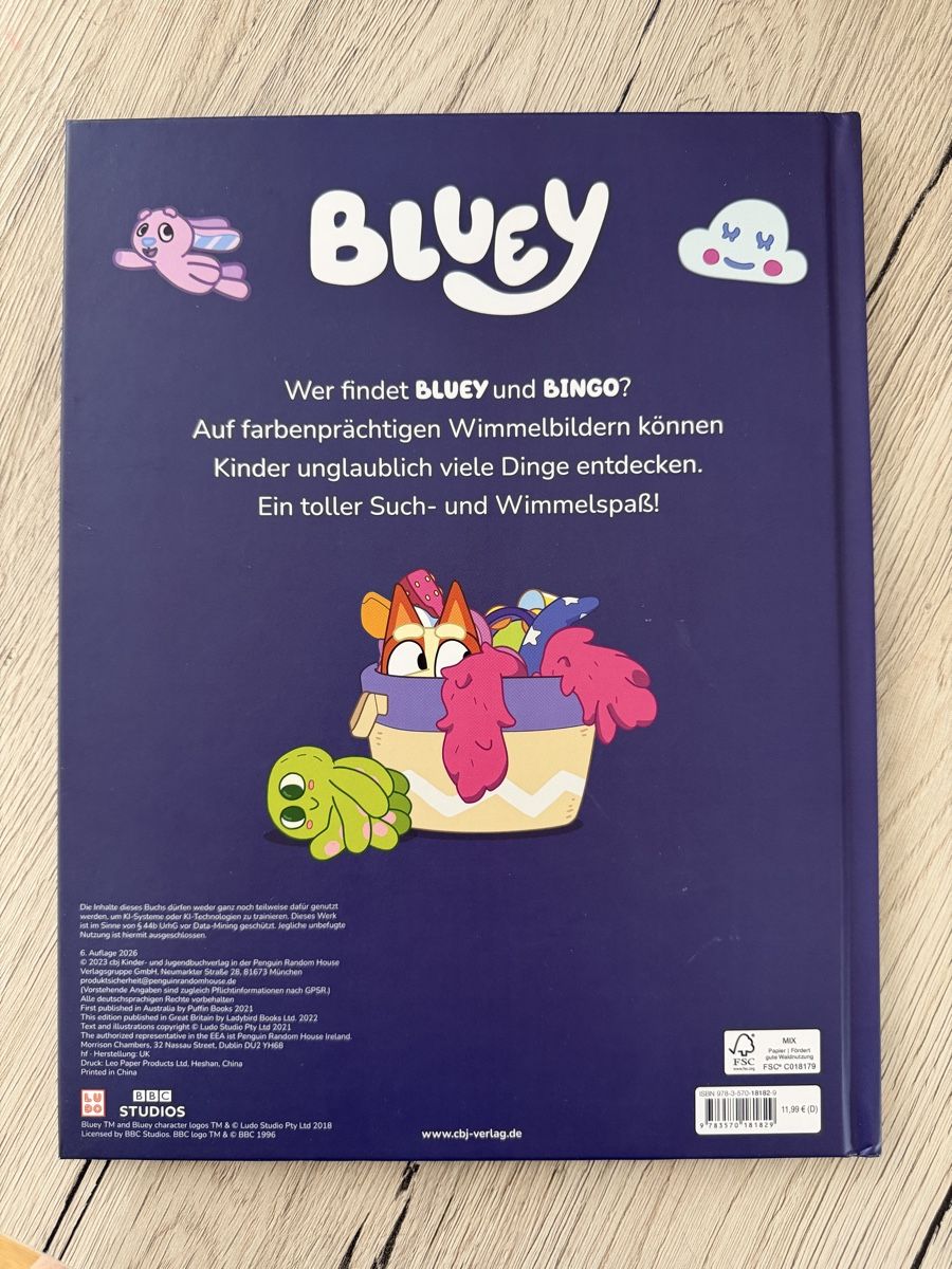 Libri: Wimmelbuch Bluey  – Nuovo (secondo la descrizione) da Rheinfelden venduto da dBartel 1