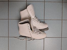Weisse Damen Eiskunstlaufschuhe Grösse 41