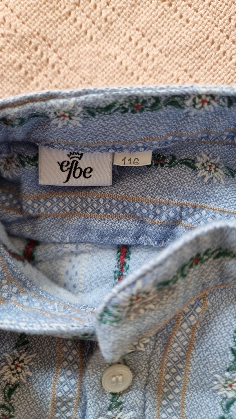 Camicie, T-shirt & Polo: Edelweis-Kinderhemd Efbe Grösse 92/116 – Usato da Langnau Am Albis venduto da cholito93 1